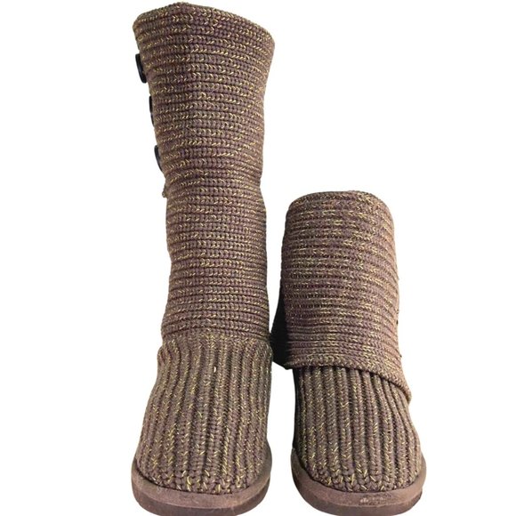 UGG Australia Shoes - [[ UGG Australia ]]]Classic Cardy Wool and Lambskin Tall Convertible Boot::  EUC